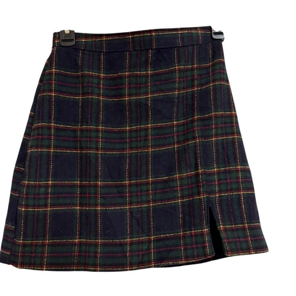 Hollister Plaid Mini Skirt‎ SZ XS Y2K Schoolgirl Preppy